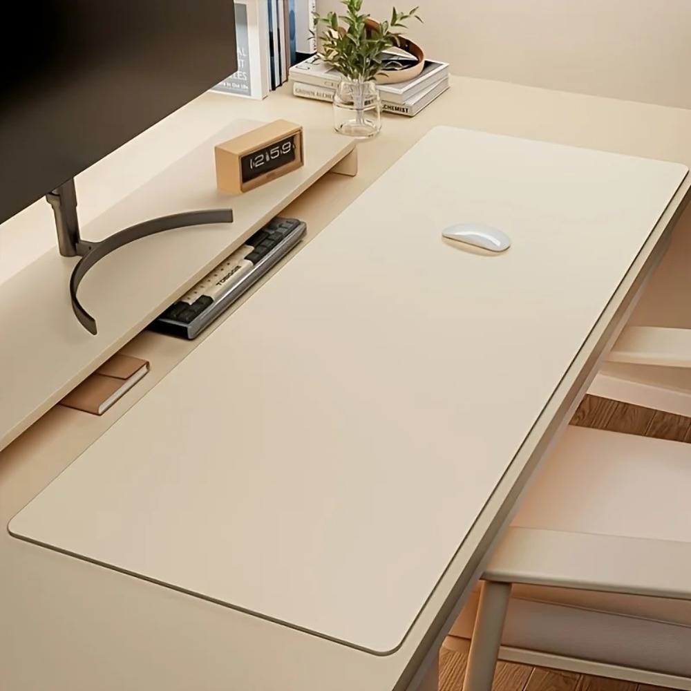 Leather Desk Pad - 2026 1pc Large Faux Leather Mouse